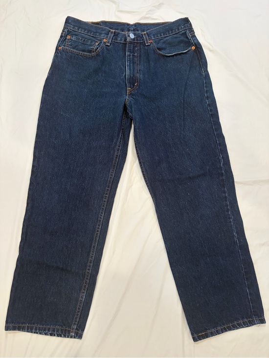 Levi's Other - Levi's 550 Jeans Men's 34x29 Blue Dark Wash Relaxed Fit 100% Cotton
